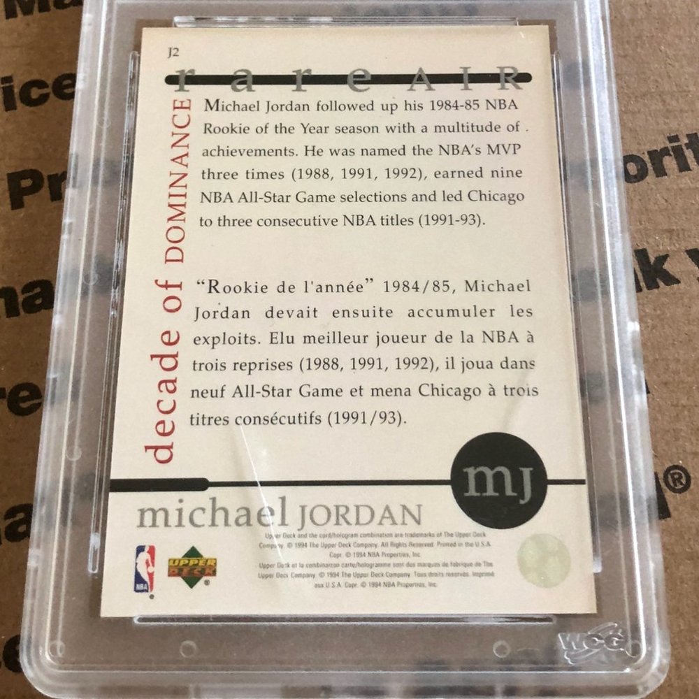 (MINT) 1994 Michael Jordan Card - Picture 3 of 5